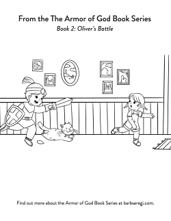 Coloring Sheet 2 from Oliver's Battle