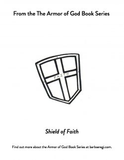 shield of faith coloring sheet